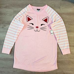 NWT Joe Boxer pink cat lounge pajama sleep shirt size Large